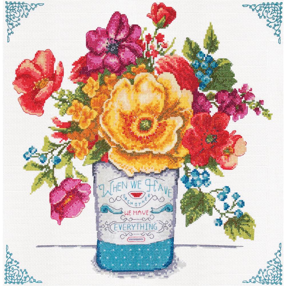 Country Fresh Counted Cross Stitch Kit